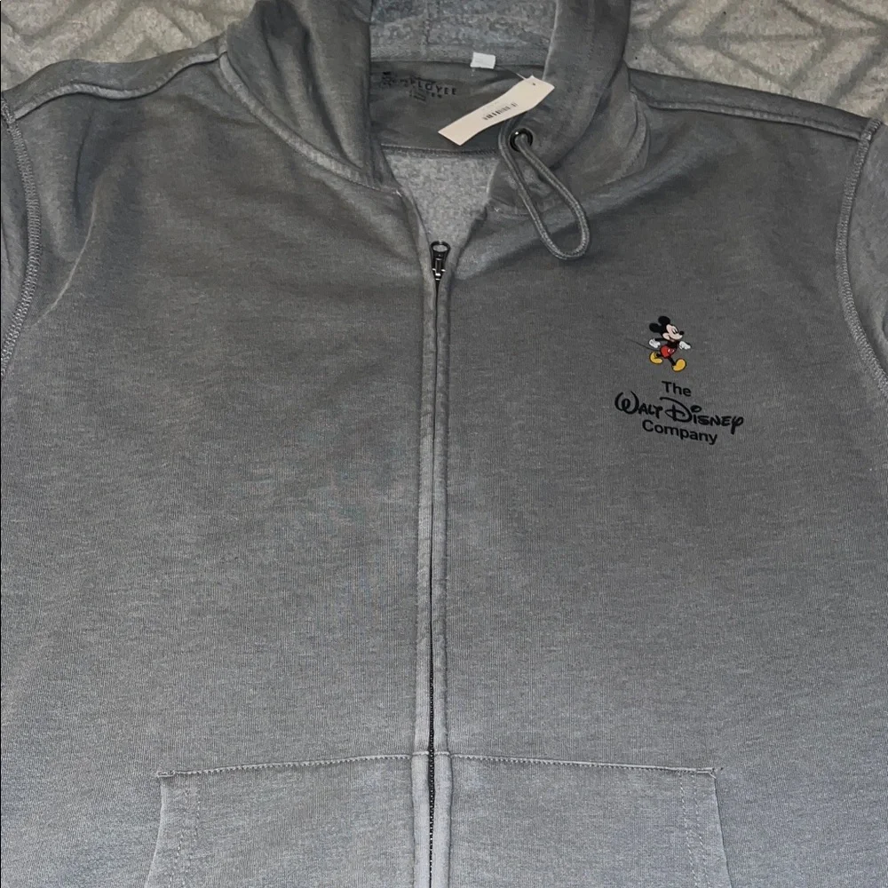 Disney Men's Zip-Up Sweater with Mickey